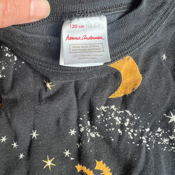Hanna Andersson Jammie’s size 6-7 - Picture 3 of 5